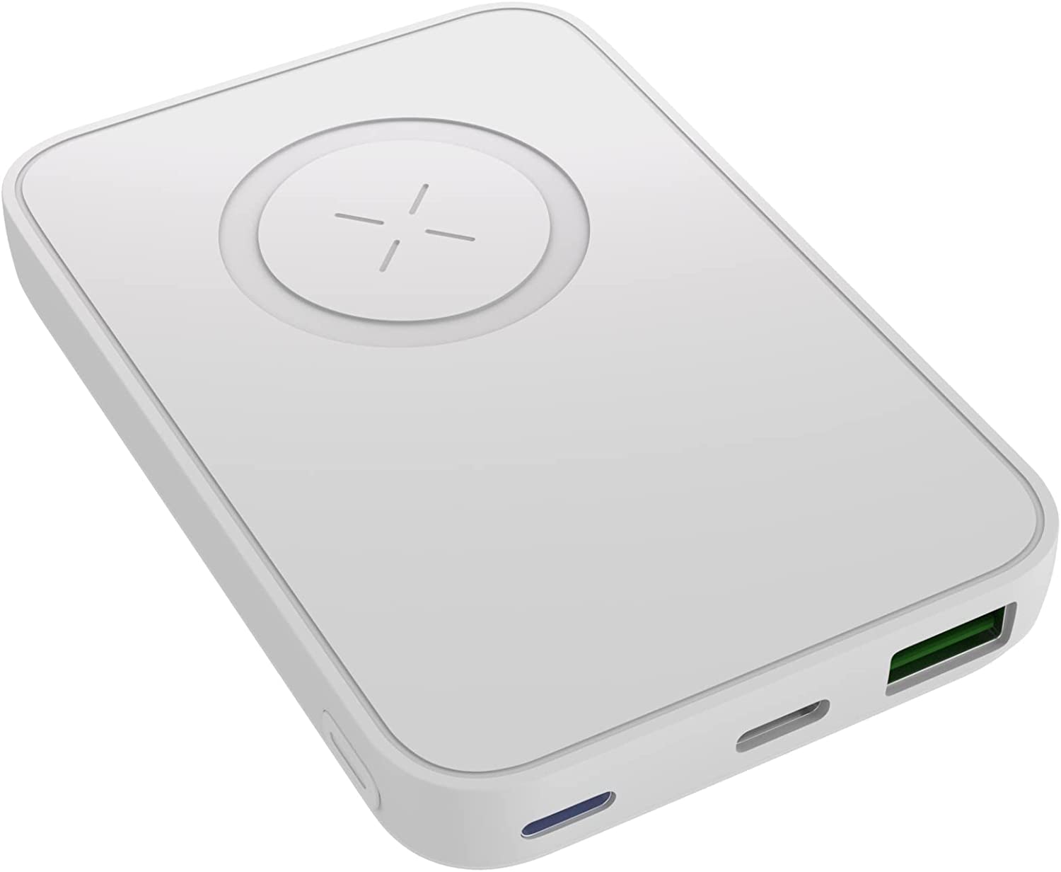 Onn. 4000MAh Magsafe Power Bank Made for iPhone 12 Series and Newer .White  